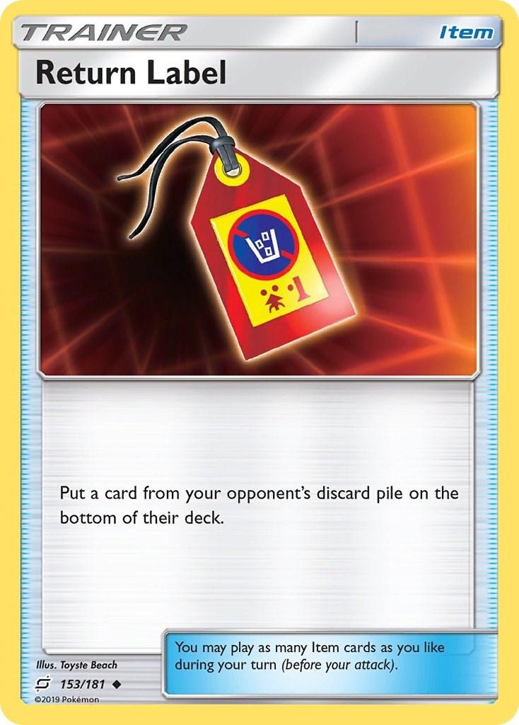 Return Label - 153/181 - uncommon