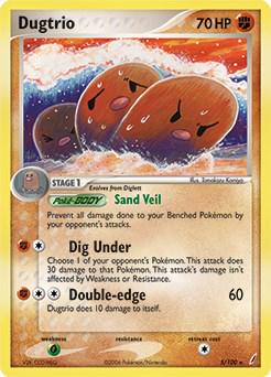 Dugtrio - 5/100 - Holo rare