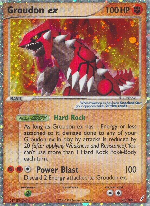 Groudon ex - 93/100 - Ultra rare