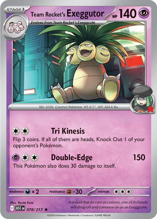 Team Rocket´s Exeggutor - 078/217 - Holo Rare