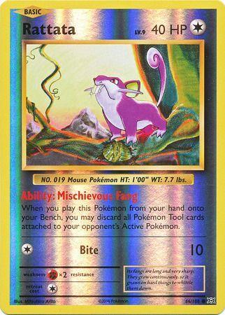 Rattata - 66/108 - Common reverse holo