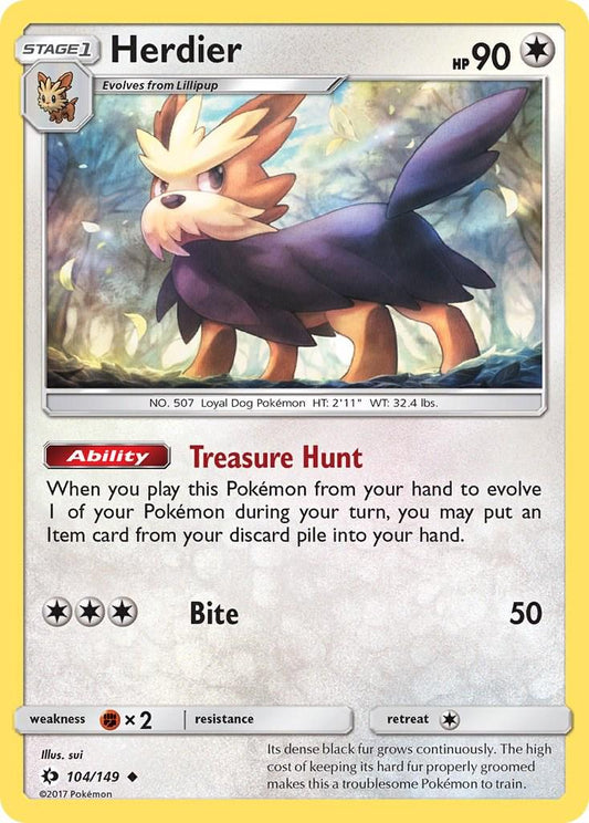 Herdier - 104/149 - Uncommon