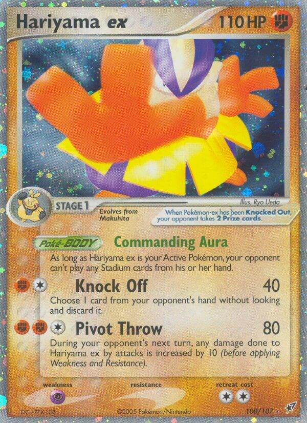 Hariyama ex - 100/107 - Ultra rare