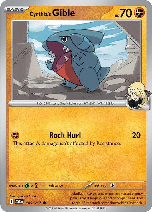 Cynthia´s Gible - 109/217 - Common
