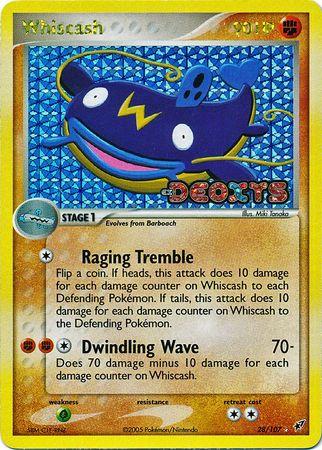 Whiscash - 28/107 - Rare Reverse