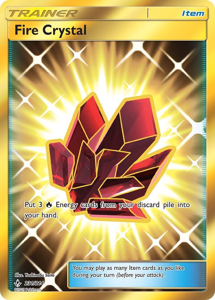 Fire Crystal - 231/214 - Secret Rare Gold