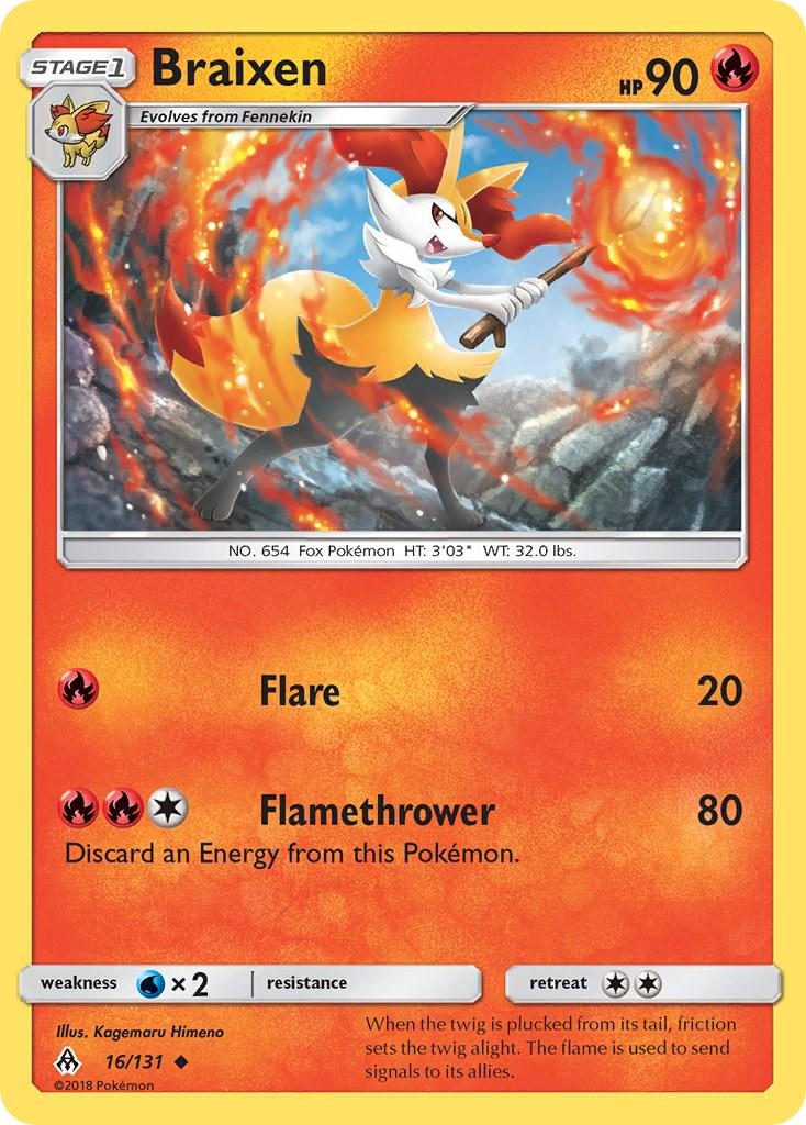 Braixen - 16/131 - Uncommon