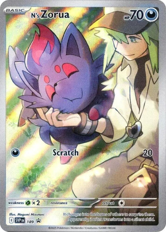 N´s Zorua SVP189 promo card