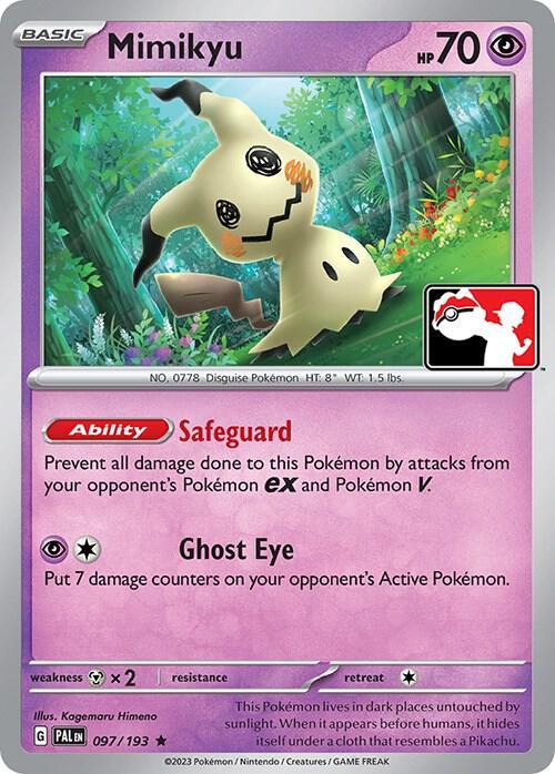 Mimikyu - 097/193 - Rare - Prize Pack
