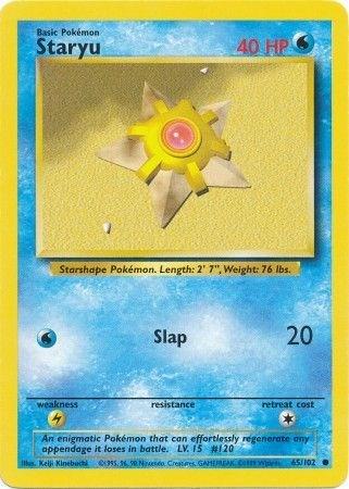 Staryu - 65/102 - Common dañada