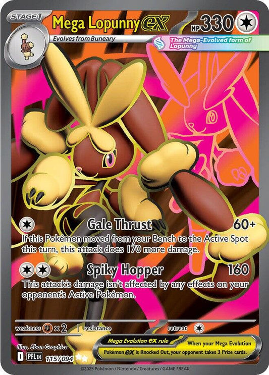 Mega Lopunny ex - 115/094 - Full Art Ultra Rare