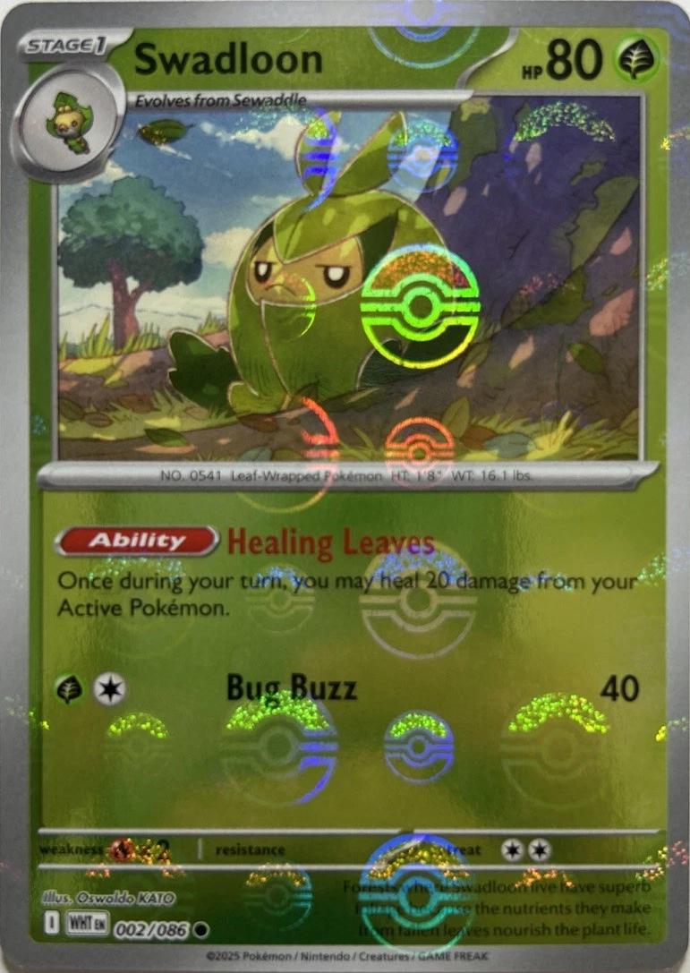Swadloon - 002/086 - Common Reverse Pokéball