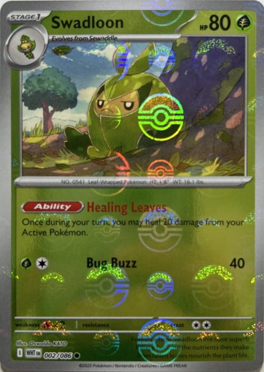 Swadloon - 002/086 - Common Reverse Pokéball