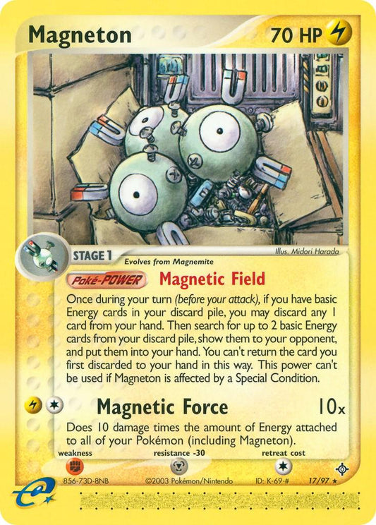 Magneton - 17/97 - Rare (damage)