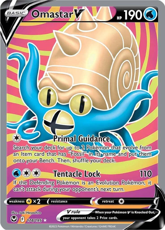 Omastar V - 174/195 - Full art ultra rare