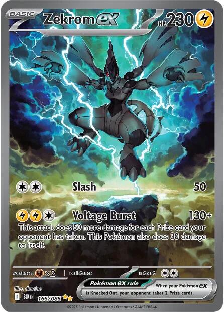 Zekrom ex 166/086 Pokemon Black Bolt