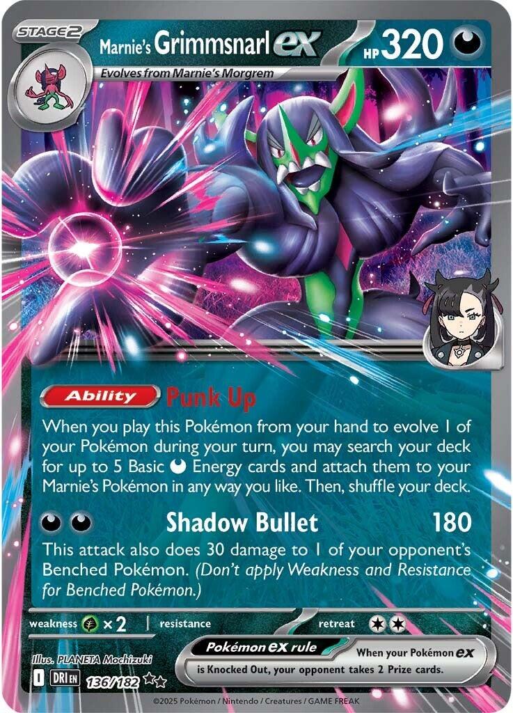 Marnie´s Grimmsnarl Ex - 136/182 - Ultra Rare