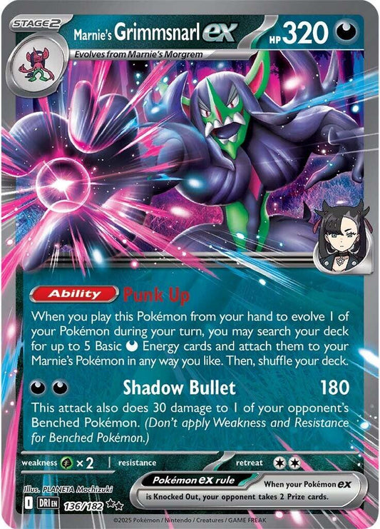 Marnie´s Grimmsnarl Ex - 136/182 - Ultra Rare