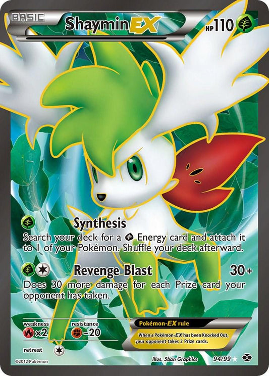 Shaymin EX - 94/99 - Full art Ultra Rare