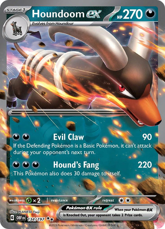Houndoon Ex - 134/197 - Ultra Rare