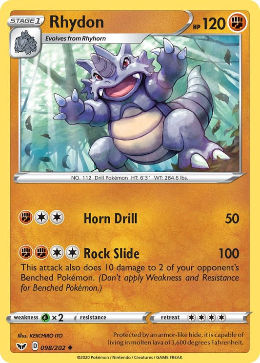 Rhydon - 098/202 - Uncommon