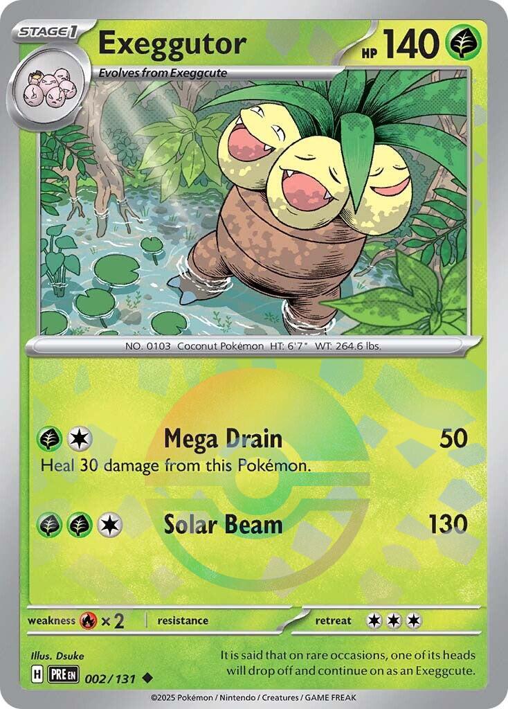 Exeggutor - 002/131 - pokeball rare