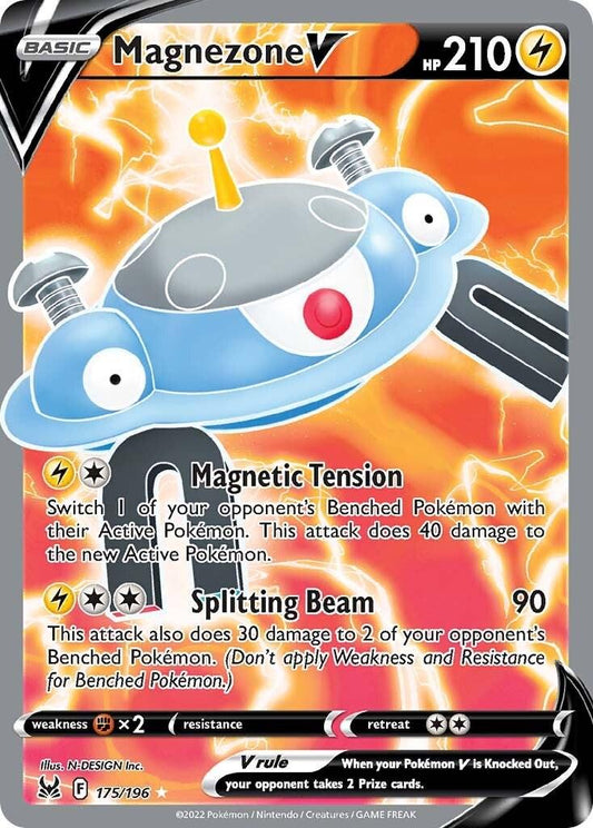 Magnezone V - 175/196 Full art ultra Rare