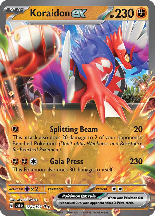 Koraidon Ex - 124/197 - Ultra Rare