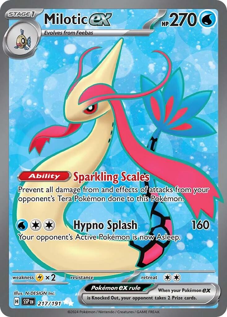 Milotic ex - 217/191 - Full art ultra rare