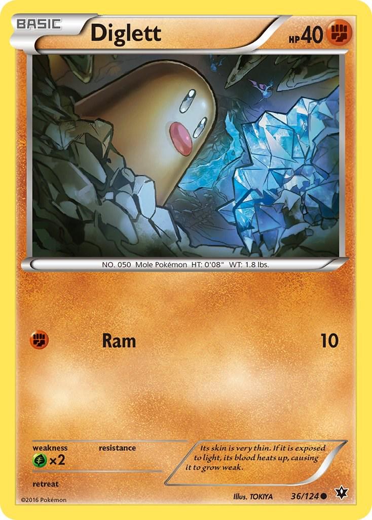 Diglett - 36/124 - Common