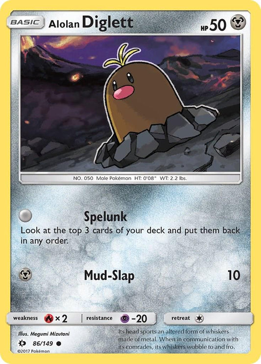 Alolan Diglett - 86/149 - Common