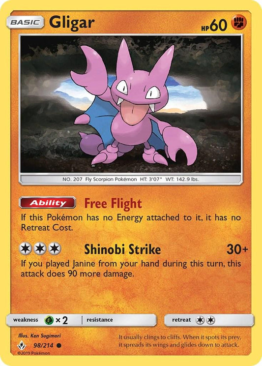 Gligar - 98/214 - Common
