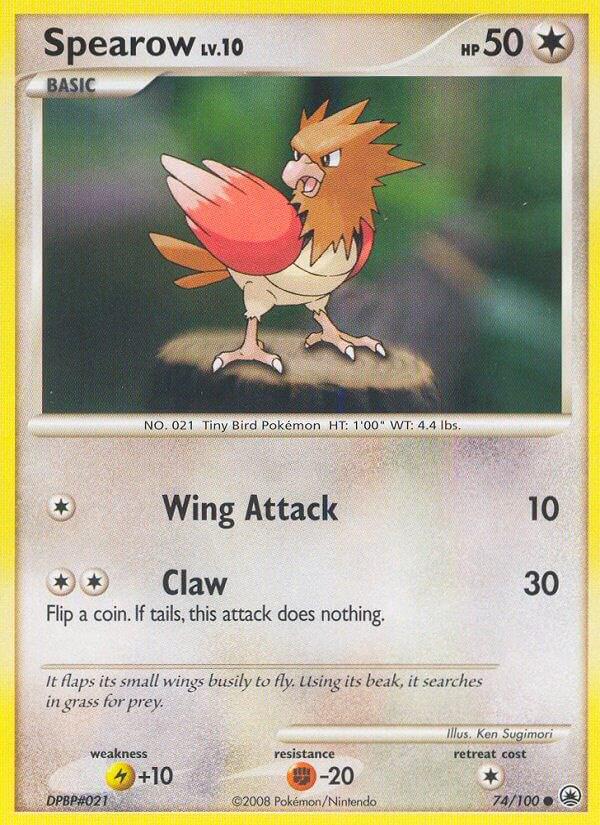 Spearow - 74/100 - Common