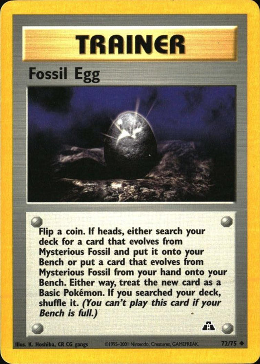 Fossil Egg - 72/75 - Uncommon