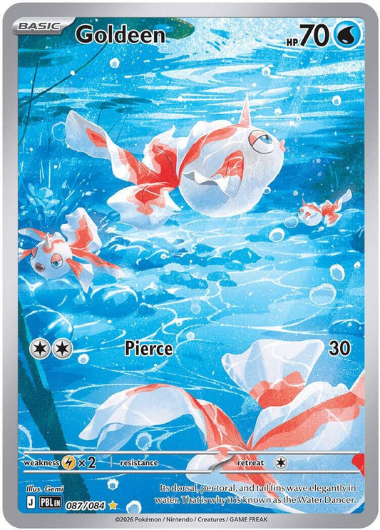 Goldeen - 087/084 - Illustration Rare