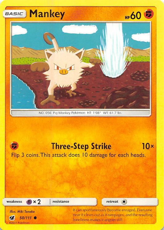 Mankey - 50/111 - Common