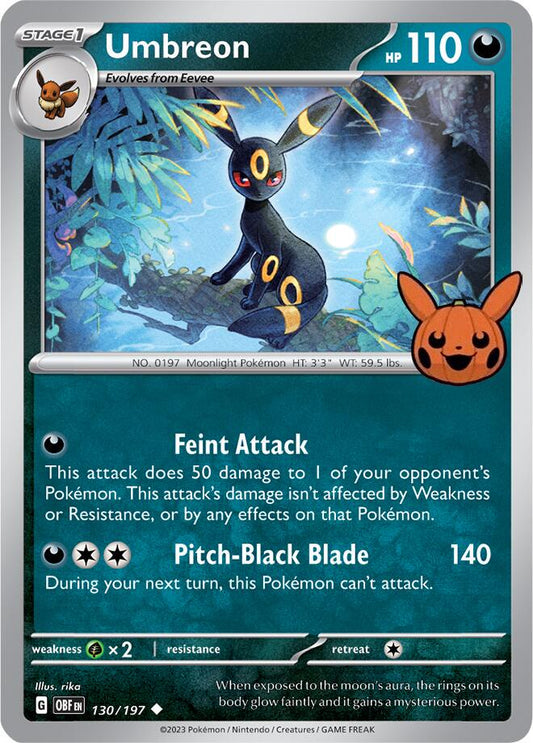 Umbreon - 130/197 - Uncommon Trick Or Trade