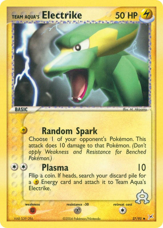 Team Aqua´s Electrike - 27/95 - Uncommon