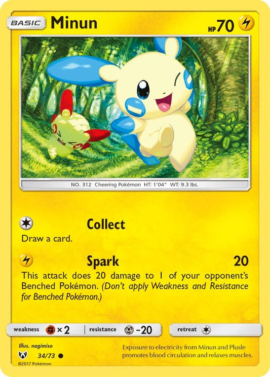 Minun - 34/73 - Common
