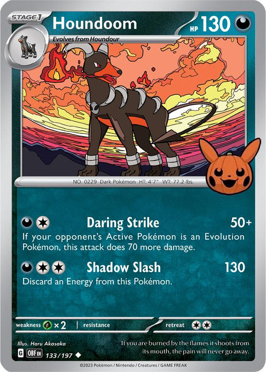 Houndoom - 133/197 - Uncommon Trick Or Trade