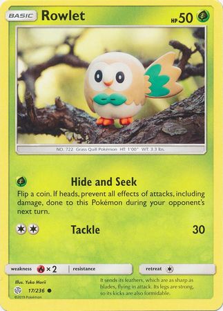 Rowlet - 17/236 - Common - Yuka Morii