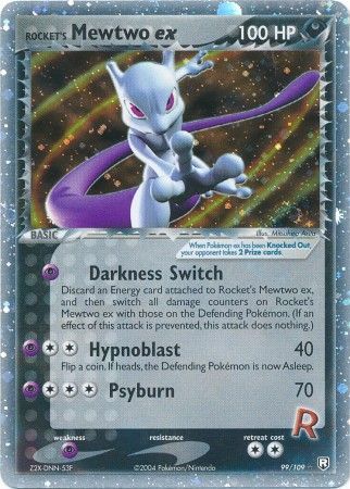 Rocket's Mewtwo ex - 99/109 - Ultra-Rare