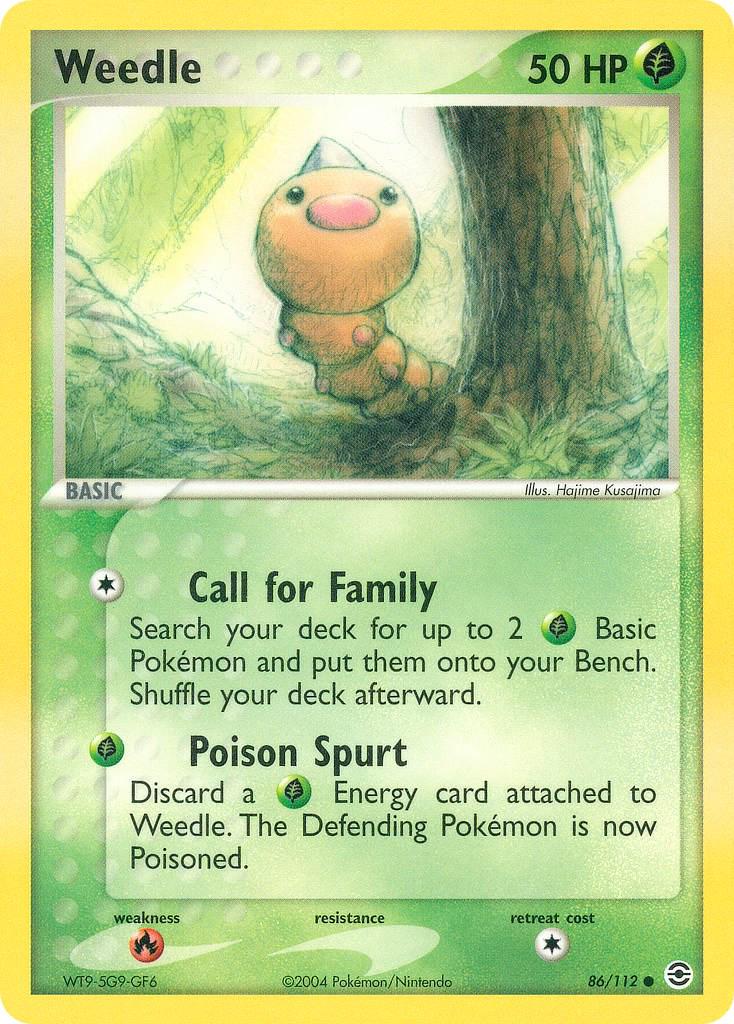 Weedle - 86/112 - Common