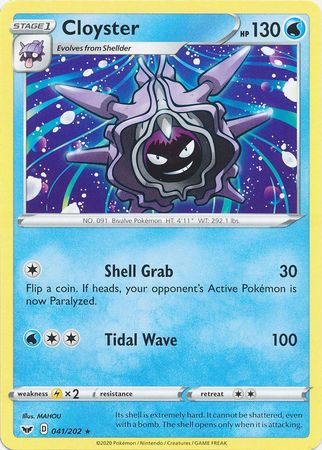 Cloyster - 041/202 - Rare