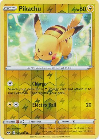 Pikachu - 065/202 - Common Reverse Holo
