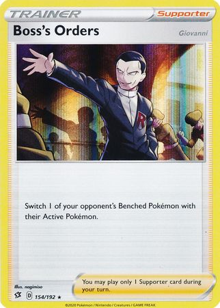 Boss's Orders - 154/192 -Rare