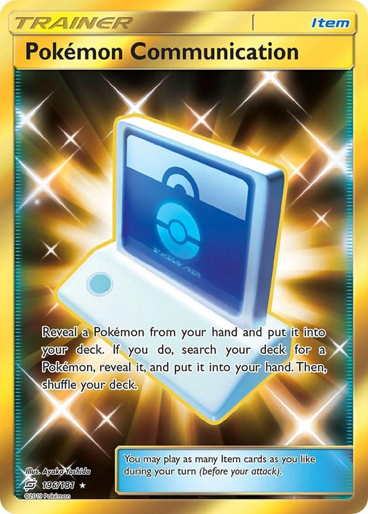 Pokémon Communication - 196/181 - Secret Rare Gold