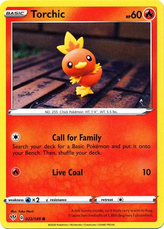 Torchic - 022/189 - Common Yuka Morii