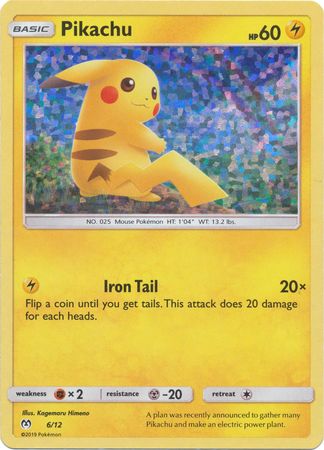 Pikachu - 6/12 - 2019 McDonald's Holo Promo
