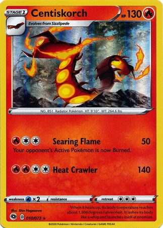 Centiskorch - 010/073 - Holo Rare